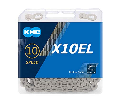 CADENA KMC X10 EL LIGHT 114 ESLABONES 10V.CROMADO