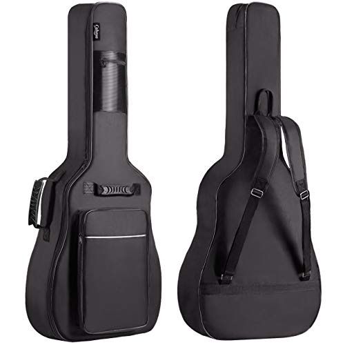 CAHAYA Funda de Guitarra Universal Acolchada con 2 Bolsillos para Guitarra Acústica y Clásica 39 40 41" Modelo CY0149