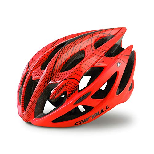 Cairbull Adulto Hombres Mujeres Bicicleta de Montaña Casco de Ciclismo La Seguridad Al Aire Libre Multiuso Cascos M(52-58cm) L (58-62cm)