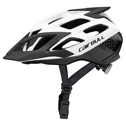 Cairbull Aerodinámica Casco de Bicicleta Carretera Montaña, Unisex Adulto,Ajustable M 52-57 cm con Visera