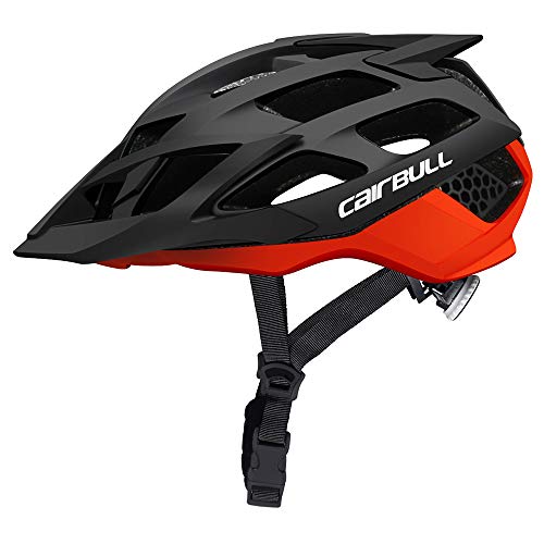 Cairbull Aerodinámica Casco de Bicicleta Carretera Montaña, Unisex Adulto,Ajustable M 52-57 cm con Visera