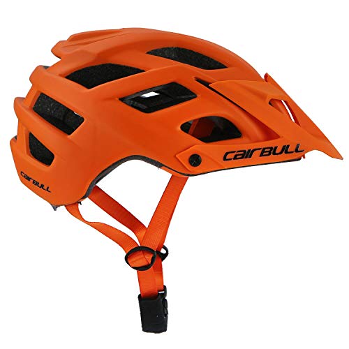 Cairbull Bicicleta Casco Ciclismo Hombres MTB Mountain Bike Adulto Cascos Naranja