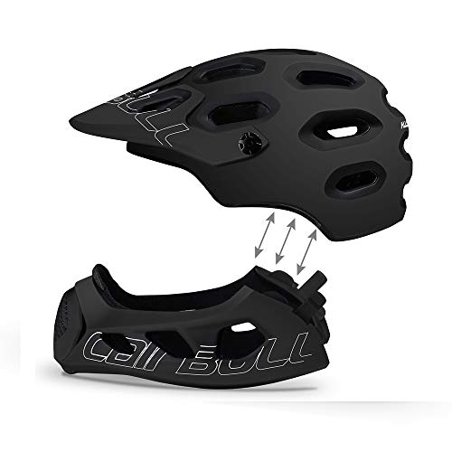 Cairbull Casco integral de cross-country Casco de protección para deportes extremos Bicicleta de montaña Casco de descenso de cross-country Casco deportivo de alta intensidad