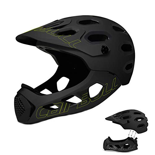 Cairbull Casco integral de cross-country Casco de protección para deportes extremos Bicicleta de montaña Casco de descenso de cross-country Casco deportivo de alta intensidad