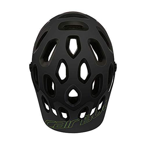 Cairbull Supercross Super Lightweight Bike Helmets 54-58cm Bicycle Helmet Casco de Ciclismo de montaña Black Orange (Negro Mate, S/M)