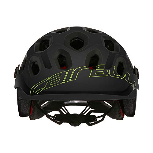 Cairbull Supercross Super Lightweight Bike Helmets 54-58cm Bicycle Helmet Casco de Ciclismo de montaña Black Orange (Negro Mate, S/M)