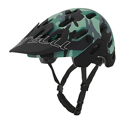 Cairbull Supercross Super Lightweight Bike Helmets 54-58cm Bicycle Helmet Casco de Ciclismo de montaña Black Orange (Nuevo Camuflaje, S/M)