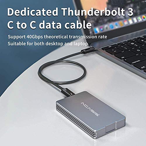 Caja Nvme USB 4.0 móvil M.2 40 Gbps Compatible con Typec Thunderbolt 3 Interfaz Solid-State-NVME SSD Herramientas universales gratuitas