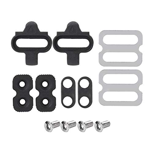 Calas SPD,Juego de Calas de Tacos de Bicicleta de Montaña Cleat Set,Cala de Pedales de Bicicleta Cleat Set, Bike Pedal Cleat Set MTB SPD de Ciclismo Accesorios Bicicleta Tacos Set para SPD Pedales