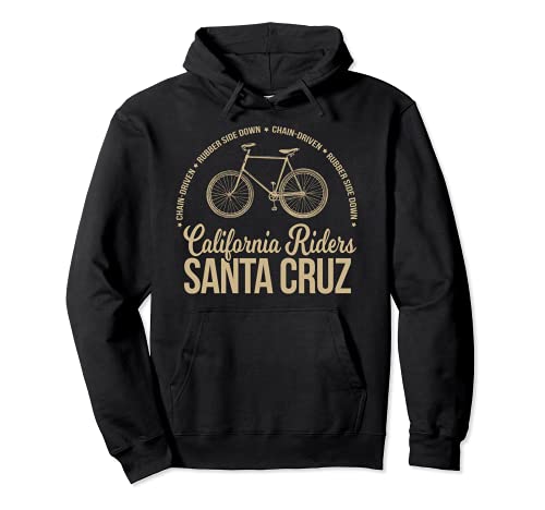 California Riders - Santa Cruz Bicicleta Ciclismo Sudadera con Capucha