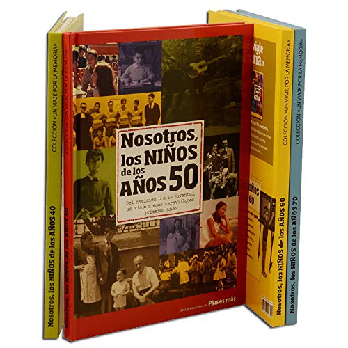 Calledelregalo Libro de tu año de Nacimiento, Libro de la década de los 50 con Tarjeta Personalizada - Regalo para cumpleaños - Otras Edades Disponibles