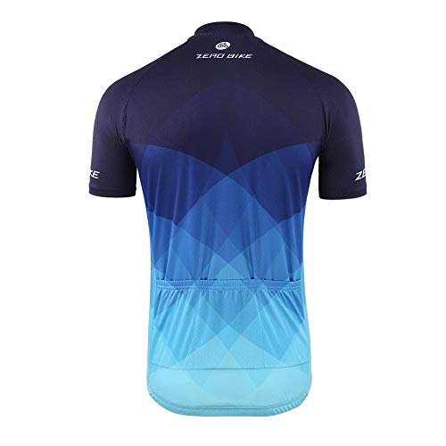 Camiseta de Ciclismo Transpirable de Manga Corta para Hombre, de Secado rápido, XL