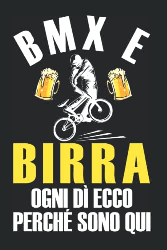 Campionatii Bici Boccale Di Birra - Biker Cross Bmx Taccuino A Righe: Formato A5 I 110 Pagine I Regalo Como Agenda Pianificatore Diario