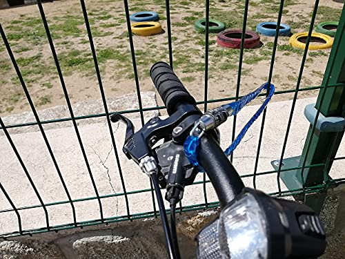 Candado combinación 4 dígitos números – Cadena seguridad bicicleta – Exterior Antirrobo - Patinete eléctrico Puertas Ventanas Bicicletas Montaña Carretera Moto Jardín Rejas - Numérico 30 Cm