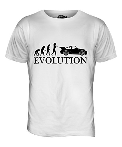 Candymix - Camiseta deportiva para hombre con diseño de evolución de hombre