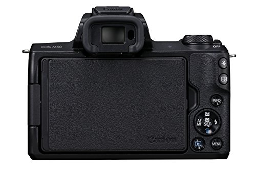 Canon EOS M50 Cuerpo Negro + 15-45 mm + 22 mm - Cámara reflex, 24.1 MP, 6000 x 4000 Pixeles, CMOS, 4K Ultra HD, Pantalla Táctil, Negro