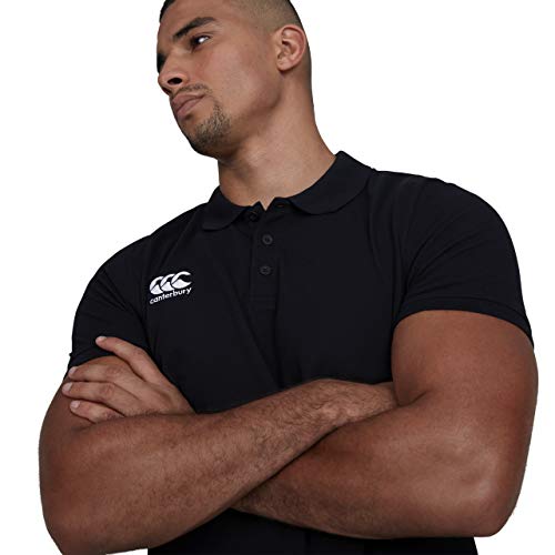 Canterbury Waimak Polo, Uomo, Negro, L