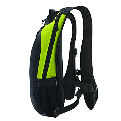 CAPELINA Mochila de Hidratación de 5L con Bolsa de Agua de 2L, Súper Ligera Mochila Hidratacion MTB Ciclismo Trail Running senderismo trekking montaña con bolsa hidratacion para hombre y mujer