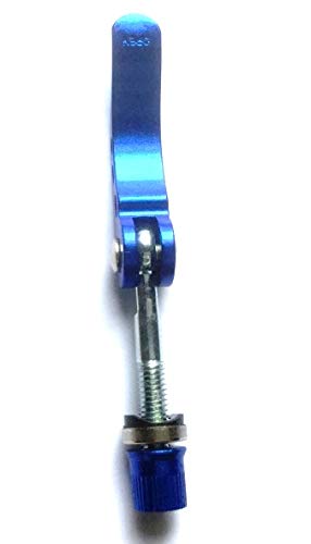 CarbonEnmy 2 unidades de cierre rápido para bicicleta, M8 x 55 mm (azul)