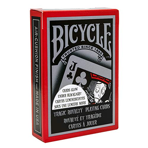 Cars Bicycle Tragic Royalty Baraja de Cartas de Poker Fluorescentes, Color (10015588)