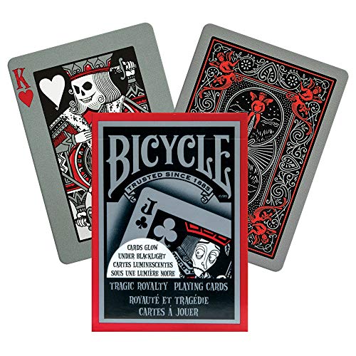 Cars Bicycle Tragic Royalty Baraja de Cartas de Poker Fluorescentes, Color (10015588)