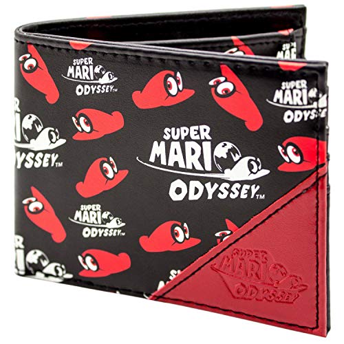 Cartera de Super Mario Odyssey Cappy Sombrero Negro