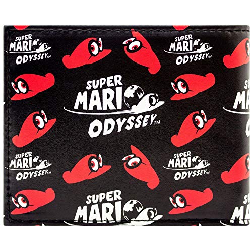 Cartera de Super Mario Odyssey Cappy Sombrero Negro