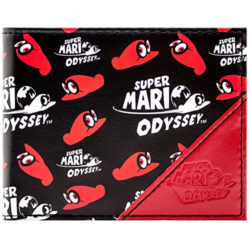 Cartera de Super Mario Odyssey Cappy Sombrero Negro