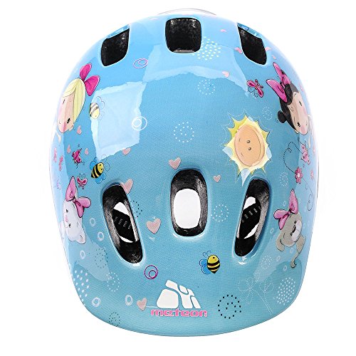 Casco Bicicleta Bebe Helmet Bici Ciclismo para Niño - Cascos para Infantil Bici Helmet para Patinete Ciclismo Montaña BMX Carretera Skate Patines monopatines MV6-2 (XS(44-48cm), Friends)