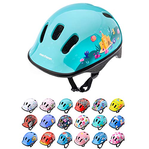 Casco Bicicleta Bebe Helmet Bici Ciclismo para Niño - Cascos para Infantil Bici Helmet para Patinete Ciclismo Montaña BMX Carretera Skate Patines monopatines (S 48-52 cm, Magic)