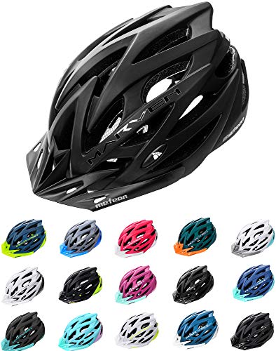 Casco Bicicleta Helmet Bici Ciclismo para Jóvenes y Adulto Bicicleta Patineta Skate Patines Monopatines - Bici Accesorios - El diseño Ligero - Muchos Patrones - Marven