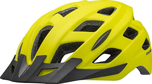 Casco de bicicleta cannondal Quick con luz trasera integrada (Largo, amarillo)