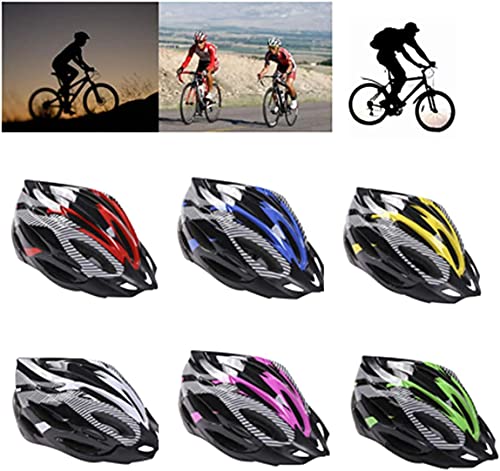 Casco de Bicicleta, Casco de Bicicleta de Montaña Casco de Bicicleta para Adultos Ajustable con Visera Extraíble para Bicicleta MTB City Specialized Casco de Bicicleta para Hombres y Mujeres Rojo