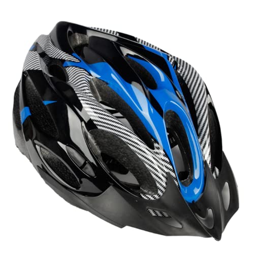 Casco de Bicicleta de Montaña, Casco de Bicicleta para Adultos Casco Ajustable con Visera Extraíble Casco de Bicicleta MTB City Specialized para Bicicleta de Montaña y para Hombres y Mujeres Azul