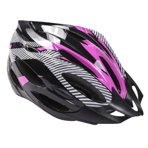 Casco de Bicicleta de Montaña, Casco de Bicicleta para Adultos Casco Ajustable con Visera Extraíble Casco de Bicicleta MTB City Specialized para Bicicleta de Montaña y para Hombres y Mujeres Rosa