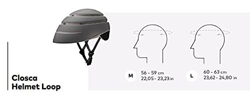 Casco de Bicicleta y Patinete para Adulto, Plegable. Casco de Bici y Patinete Eléctrico/Scooter Unisex, para Mujer y Hombre. Color/Talla (M)