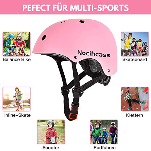 Casco de monopatín con certificado CPSC, multifunción, para todo el mundo, desde niños pequeños hasta adolescentes y adultos, patinaje, patinete, bicicleta, longboard, hoverboard, escalada, BMX.