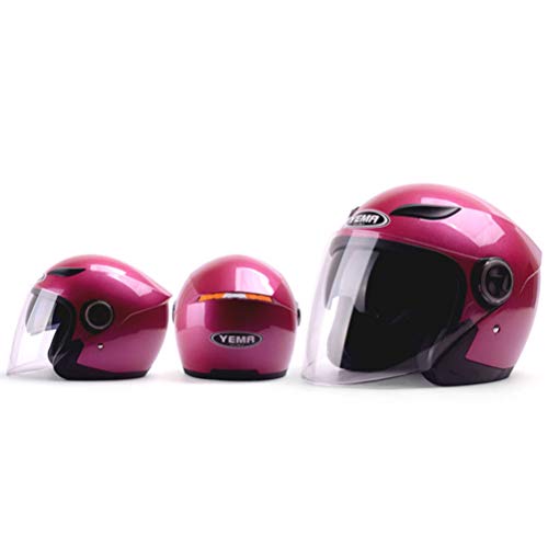 Casco de moto Cara abierta Cascos de moto Motociclista Scooter Casco de equitación Casco de cara completa Bicicleta