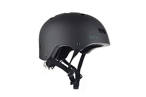 Casco de Patinete eléctrico Adulto homologado CE, Bicicleta Urbana, Skateboard y Patines. Luz led Posterior. Ajustable, Resistente, Ligero y cómodo.