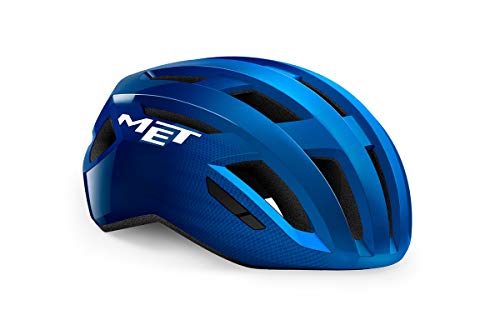 Casco Met Vinci MIPS Metallic Blue/Glossy Talla L (56-61)