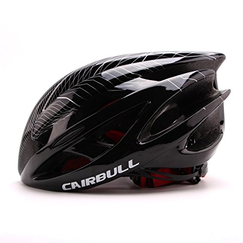 Cascos de ciclismo Cairbull Casco de ciclismo de bicicleta Ajustable Hombres Mujeres Protección de casco de ciclismo de seguridad vial para bicicleta de montaña, L (58-62cm)