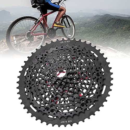 Casete de 12 velocidades para Bicicleta de montaña, 9‑50T Cassette Flywheel XD System Accesorio de Bicicleta para Bicicleta de Carretera MTB BMX