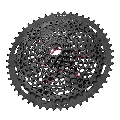 Casete de 12 velocidades para Bicicleta de montaña, 9‑50T Cassette Flywheel XD System Accesorio de Bicicleta para Bicicleta de Carretera MTB BMX