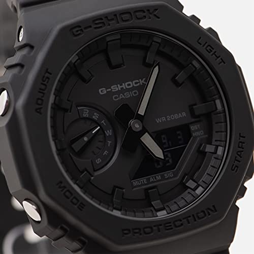 Casio Reloj Analógico-Digital para Unisex Adulto de Cuarzo con Correa en Caucho GA-2100-1A1ER