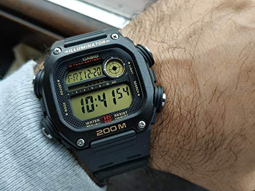 Casio Reloj Digital para Hombre de Cuarzo con Correa en plástico DW-291H-9AVEF