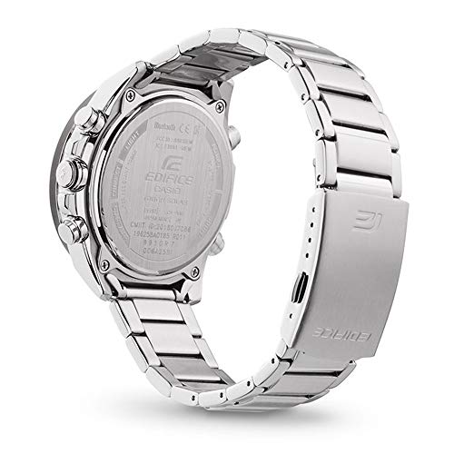 Casio Reloj para Hombre de Cuarzo con Correa en Acero Inoxidable ECB-900DB-1AER