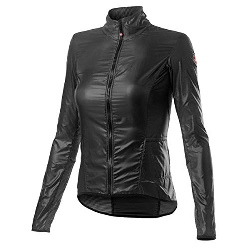 castelli Aria Shell W - Chaqueta Deportiva para Mujer, Mujer, 4520089, Dark Gray, S