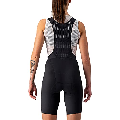 CASTELLI Premio Black W Bibshort Pantalones Cortos, Negro, S para Mujer