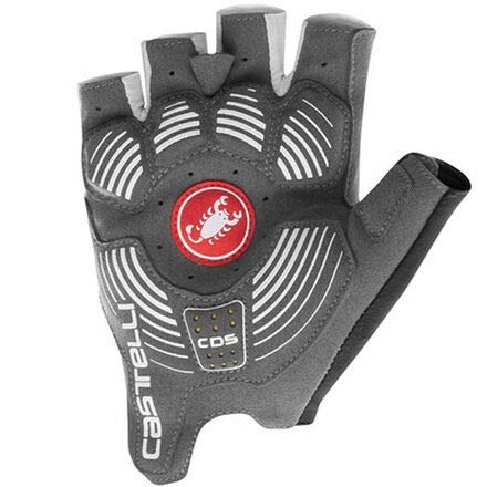 CASTELLI Rojo Corsa 2W Glove Guantes Ciclismo Mujer, Mujer, 4521061-001, blanco, S