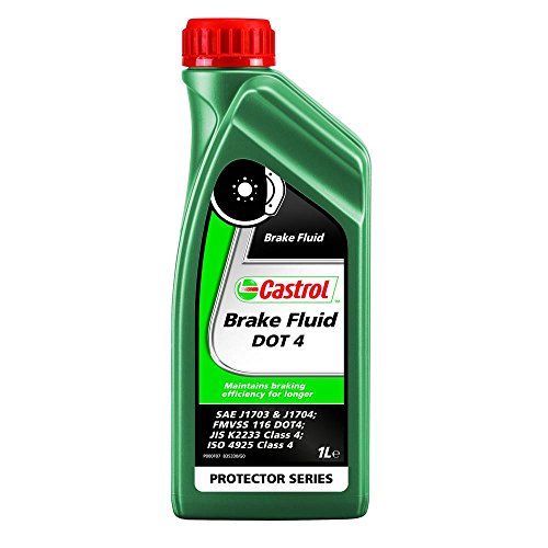 Castrol 15036B - Líquido de frenos (1 l, para vehículos DOT 3 y DOT 4)